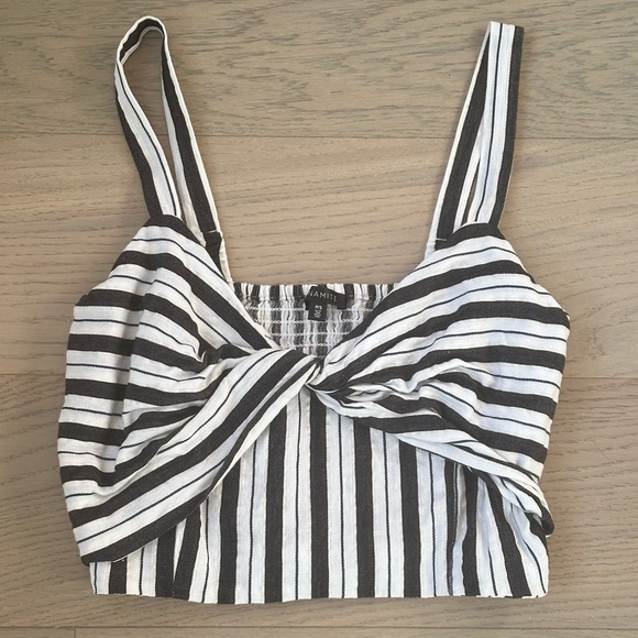 Cropped Linen Tank - Picture 1 of 5